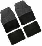 LAMPA Covorase auto universale Fusion din PVC si mocheta, set 4 buc, negre (LAM26495)