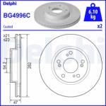 DELPHI Disc frana DELPHI BG4996C (BG4996C) - fixbox