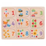 Bigjigs Toys Potriveste-ma la locul meu Puzzle