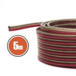 MNC Hangfalkábel 2 x 1mm - 5 m Transparent (NX20024x5)