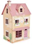 Tender Leaf Fa városi babaház Foxtail Villa Tender Leaf Toys rózsaszín 12 részes bútorokkal magassága 71 cm (TL8128)