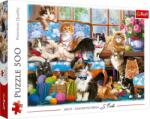 Trefl Familia de pisicute 500 piese 37425 Puzzle