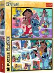 Trefl Viața fericită a lui Stitch 2x200 piese 13334 Puzzle