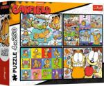 Trefl Garfield 4x250 piese 13344 Puzzle