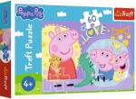 Trefl Purcelușa Peppa 60 piese 17414 Puzzle