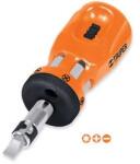 Truper DTROM-12 racsnis mini csavarhúzó, 6 db dupla bit (T18193) (T18193)