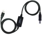 PremiumCord USB 2.0 Repeater Összekötő A/M-B/M Fekete 15m ku2rep15ab (ku2rep15ab)