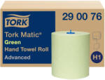 Tork Matic® tekercses kéztörlő - 2 rétegű, zöld, 150m (Karton - 6 tek) (290076)