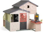 Smoby Căsuță Prietenilor cu atelier la intrarea din spate Friends Evo Playhouse Life Smoby cu uși mari extensibilă cu filtru UV (SM810302-V) Casuta pentru copii