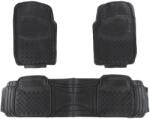 SIXTOL Car Mat UniSet 2, autószőnyeg, univerzális, gumi, komplett, 3 db (SX1065)