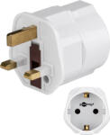 Goobay EU - UK földelt átalakító adapter fehér (45353) (45353)