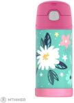 Thermos gyermek termosz szívószállal, 355 ml, wild flowers
