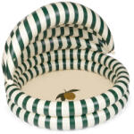 Konges Slojd Medence napvédővel - Green Stripes Lemon