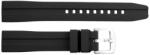 EmBexy SoftLine JD804XL - szilikon óraszíj, 22 mm, fekete