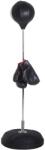 HOMCOM Sac de Box, Stand de Box cu Mănuși, Minge de Perforare, Minge de Box pentru Antrenament, 43x43x126-144 cm, Negru | Aosom Romania (A91-059BK) Sac de box