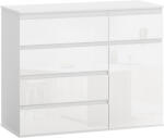 HOMCOM bufet dulap comodă modernă | Aosom Romania (83B-757V90WT) Comoda