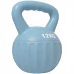 SPORTNOW Kettlebell 12 kg, ganteră cu mâner antiderapant, kettlebell pentru musculație, antrenament, pentru sală, albastru | Aosom Romania (A91-481V03BU)