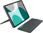 Logitech Flip Folio iPad Pro 11 hüvelykes (M4): iPad Air 11 hüvelykes (M2 és M3): iPad Air (5. generációs) Deutsch grafitszürke (920-013397)
