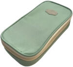 S-Cool Penar etui cu 2 fermoare S-COOL SC2849, 21 x 6.5 x 11 cm, Motiv urban, Light green (SC2849) Penar