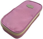 S-Cool Penar etui cu 2 fermoare S-COOL SC2850, 21 x 6.5 x 11 cm, Motiv urban, Pink (SC2850) Penar