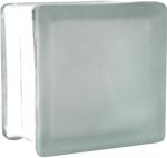 Fuchs Design BM Wolke üvegtégla két oldalon szatinált 11, 5 cm x 11, 5 cm x 8 cm fehér