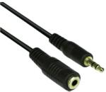 VCOM Аудио Кабел VCom CV202, 3.5mm Jack(м) към 3.5mm Jack(ж), 10m, черен (CV202)