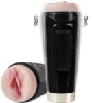 STD Masturbator Davina Pussy, 10 Moduri Vibratii, TPE Realist, USB, Natural, 25.2 cm