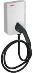 ABB Stacja ładowania ABB Terra AC W22-G5-R-C-V2-0 wallbox Typ 2, 22kW, przewód 5m, zasilanie z 3 faz/32A, Bluetooth, Wi-Fi, Ethernet, z czytnikiem RFID, modem GSM/4G (6AGC128172)