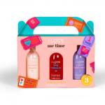 I Love Cosmetics Me Time szett, tusfürdő, 250 ml + testápoló, 250 ml + habfürdő, 250 ml