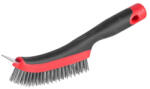 Slovakia Trend ST Strend Pro ComfortGrip CG687 Drótkefe kaparóval, acél, 4soros 253128 (253128)