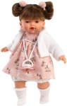 Llorens Llorens: Vera 33cm-es baba nyuszis ruhában cumival (33166)