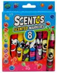 Scentos illatos élénk színű filctoll 8db-os (40605K)