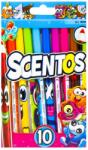 Scentos illatos élénk színű vékony filctoll 10db-os (40720)