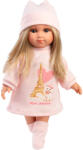 Llorens Llorens: Elena 35cm-es baba rózsaszín sapkában (53562L)