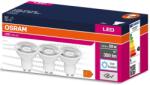 OSRAM PAR16 GU10 LED izzó, 4, 5 W, 230 V, 6500 K, 60°, 3 darabos szett 4058075600157 (P227957)