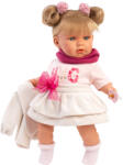 Llorens Llorens: Júlia 42cm-es síró baba cumival masnis szoknyában (42410)