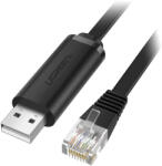 UGREEN CM204 USB-RJ45 konzolkábel, 3 m (fekete) (60813) - boxon