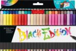 Faber-Castell Ecsetirón készlet, tartóval, FABER-CASTELL Black Edition, 50 különböző szín (116454)