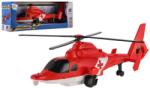 Teddies Elicopter/elicopter de salvare Teddies din plastic 22 cm, cu mecanism de întoarcere