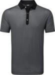 Footjoy Checker Print Lisle Mens Férfipóló 3XL