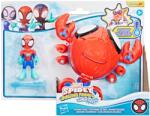 Spidey and His Amazing Friends Figurina cu vehicul, Spidey and his Amazing Friends, Water-Webs Spider Crab, G1464 Figurina