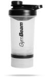 GymBeam Shaker compartimentat 2in1 Clear 500ml
