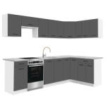 Leziter Praktik 330 sarok konyhabútor (PRS330FHAN)