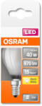 OSRAM Star LED fényforrás (izzó) kisgömb forma matt üveg búra, E14 foglalat, 4W, 470lm, 2700K meleg fehér ( 4058075436480 ) (4058075436480)