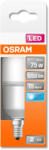 OSRAM Star rúd alakú LED fényforrás (izzó) matt búra, E14 foglalat, 10W, 1050lm, 4000K hideg fehér ( 4058075428409 ) (4058075428409)
