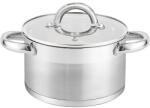 Cook Max Fazék üvegfedővel 18 cm 2, 6 literes Prémium rozsdamentes Silver CKM805S/2 (CKM805S/2)