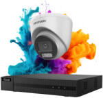 Hikvision HiLook ColorVu 1 kamerás biztonsági dome kamera rendszer 5MP színes éjszakai képpel