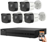 Hikvision HiLook 5 megapixeles 5 kamerás kamerarendszer 30 méter látótávolsággal