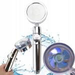 Przydasie. pl Zuhanyfej Takarékos Zuhany Turbinával, Ventilátorral, Cserélhető Szűrővel (#8469)