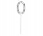 Boland Ezüst Gyémánt Torta Piker Szám 0 Dekoráció 2, 5 x 10, 5 cm
